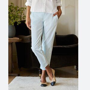 Frank & Eileen WICKLOW The Italian Performance Twill Size 8 Sea Breeze